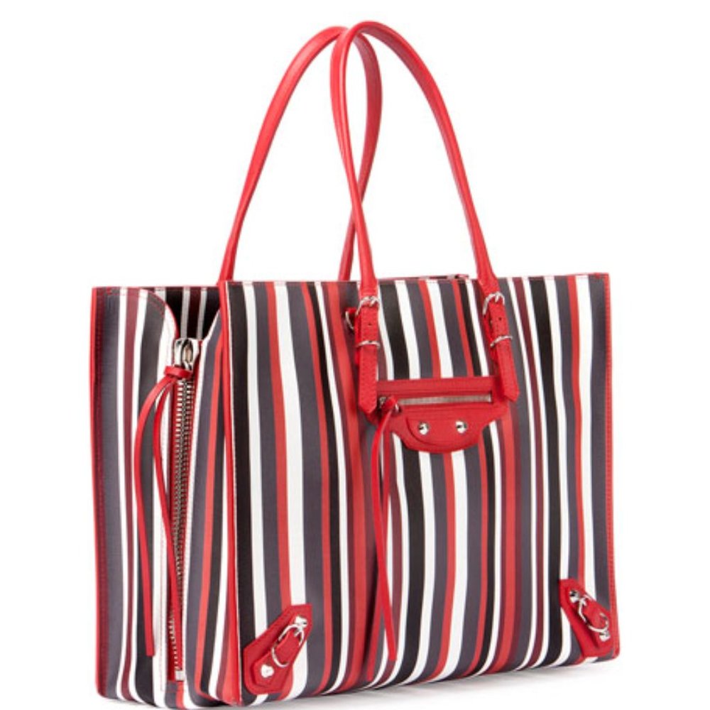NEW❤️ BALENCIAGA Papier B4 LG Leather Tote Bag ✨PAPERS, DUST BAG, CONTROL CARD